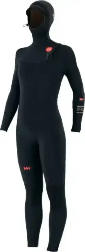 Våtdrakt Dame Manera Magma Meteor 5mm Hooded Chest Zip (L - Svart)