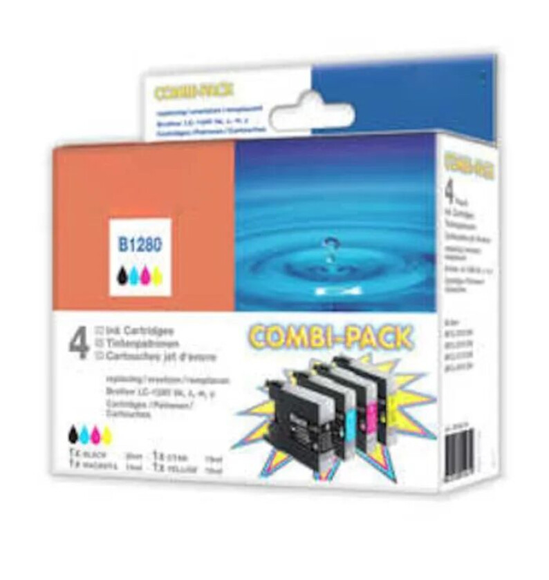 LC1280XL Blekkpatron 4-pk.