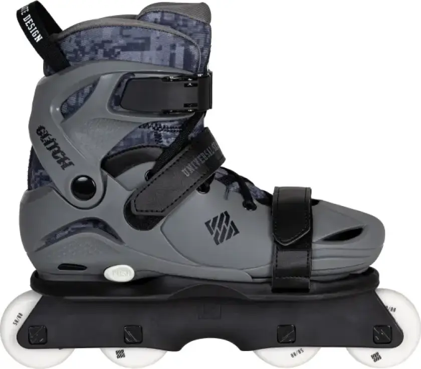 Glitch Justerbar Barn Aggressive inlines (Grey/Black - 35-38)