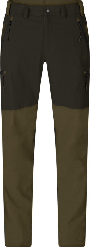 Men's Outdoor Stretch Trousers 56, Grizzly Brown/Duffel Green
