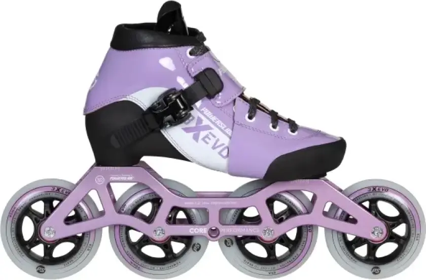 Speed Skates Powerslide 3X Evo Adjustable Inline Barn (Lavender - 31-34)