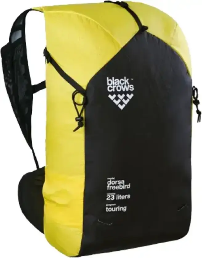 Topptursekk Black Crows Dorsa 23 Freebird (Svart/Gul)