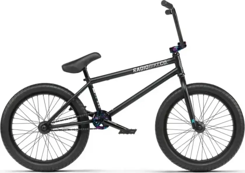 Freestyle BMX Triksesykkel Radio Comrad 20" (21" - Matt Black/Black Splatter)