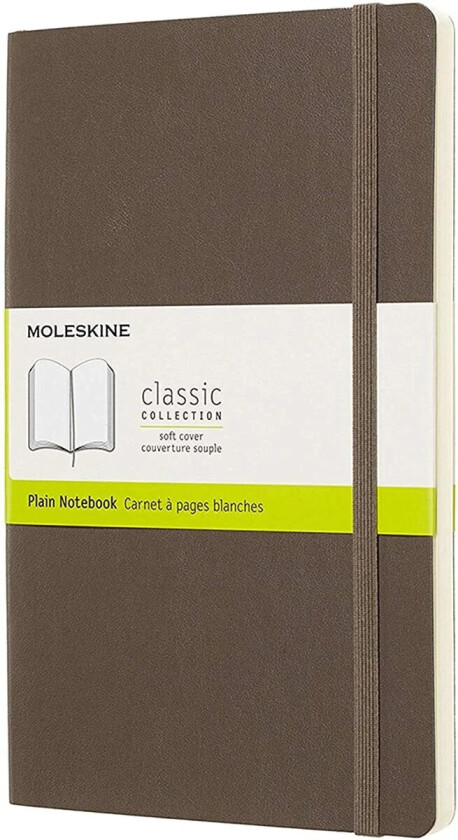 Notatbok Soft L Blank Earth Brown