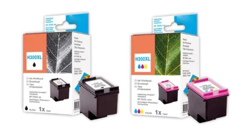 Blekkpatron tilsvarer HP 300XL 2-pk.