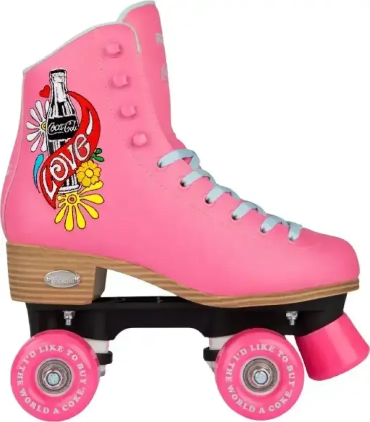 Retro-rulleskøyter Rookie Coca-Cola Love (Pink - 42)