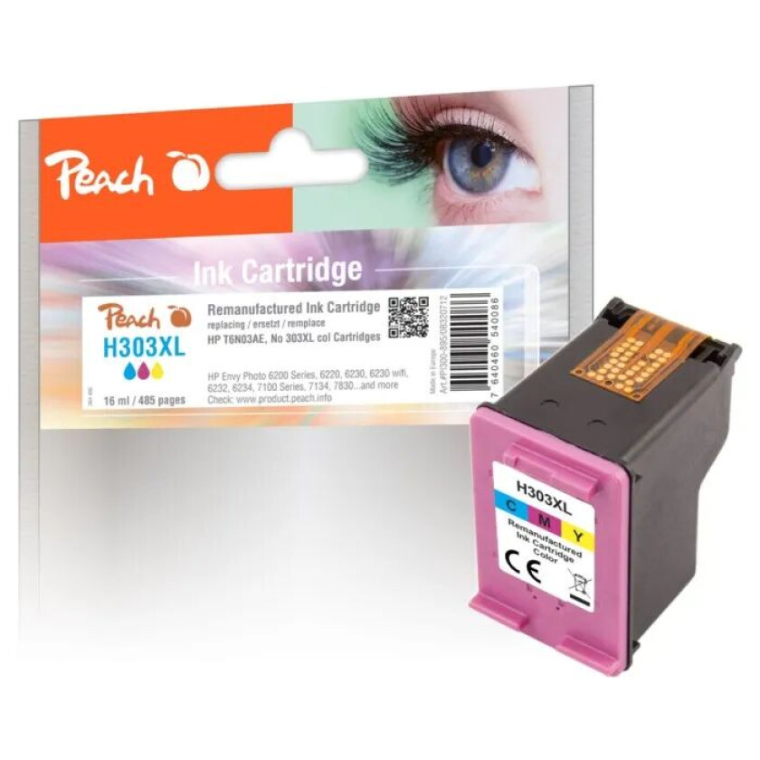 Blekkpatron tilsvarer HP 303XL - Farge