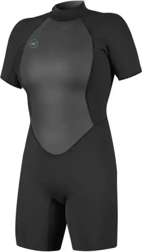Våtdrakt Dame O'Neill Reactor Shorty 2mm Back Zip (12 - Svart)