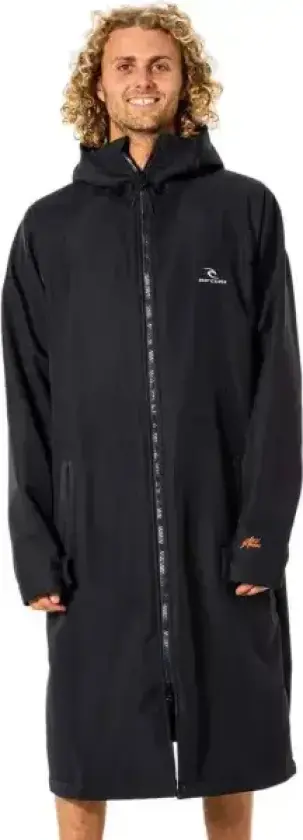 Anti-Series Poncho Med Hette (L-XL - Svart)
