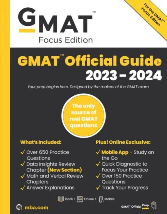GMAT Official Guide 2023-2024 av GMAC (Graduate Management Admission Council)