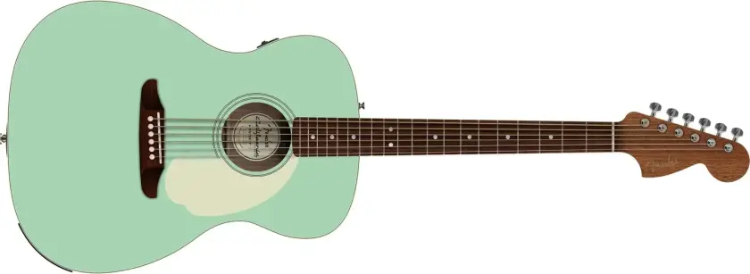 California Standard Monterey E Spruce Top, Ivory Pick, Surf Green