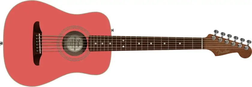 California Standard Redondo Mini with Bag, Spruce Top, Fiesta Red