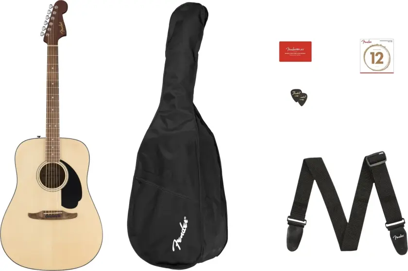 California Standard Redondo Pack, Spruce Top, Black Pick, Natural