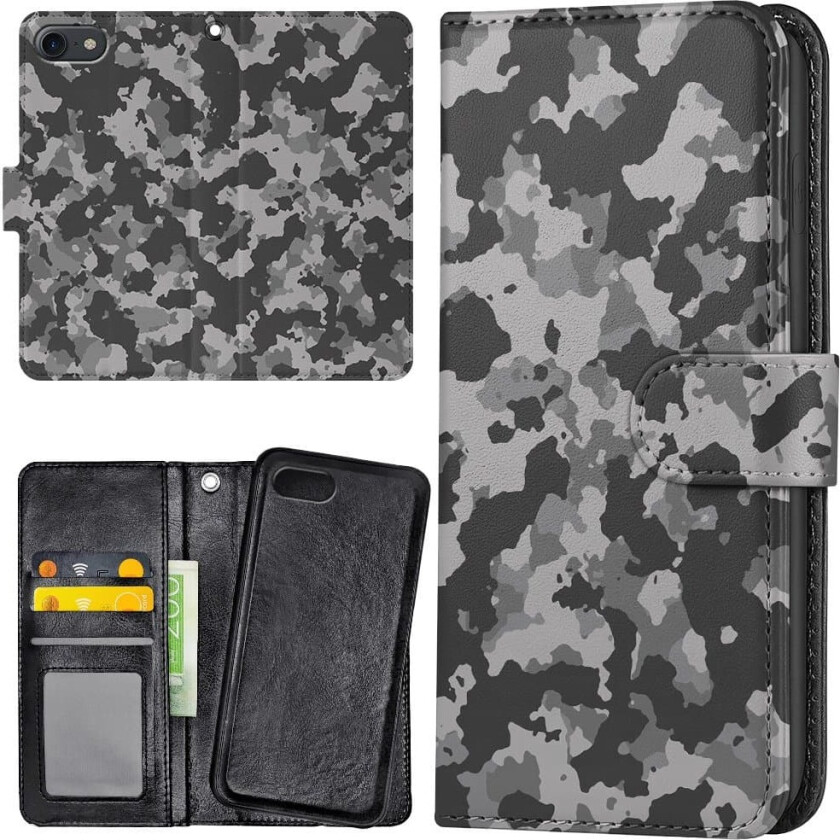 iPhone 16e - Lommebok Deksel Kamuflasje