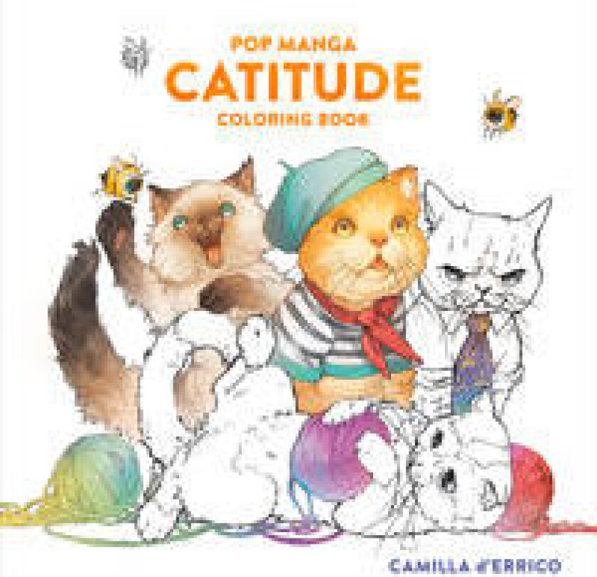Pop Manga Catitude Coloring Book