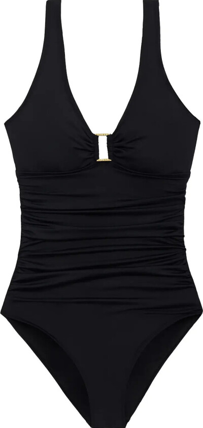 Lrl Beach Club Solid Ring Ots U/W S Badedrakt Badetøy Black Lauren Ralph Lauren Swimwear