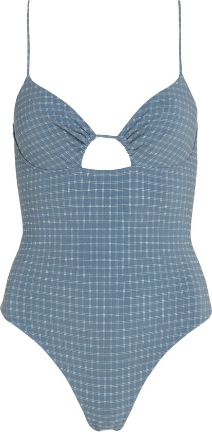 Cut Out Piece Badedrakt Badetøy Blue Tommy Hilfiger
