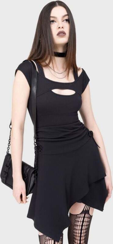 Goth Kort skjørt - Luminastra Skirt - XS til XXL - Damer - svart