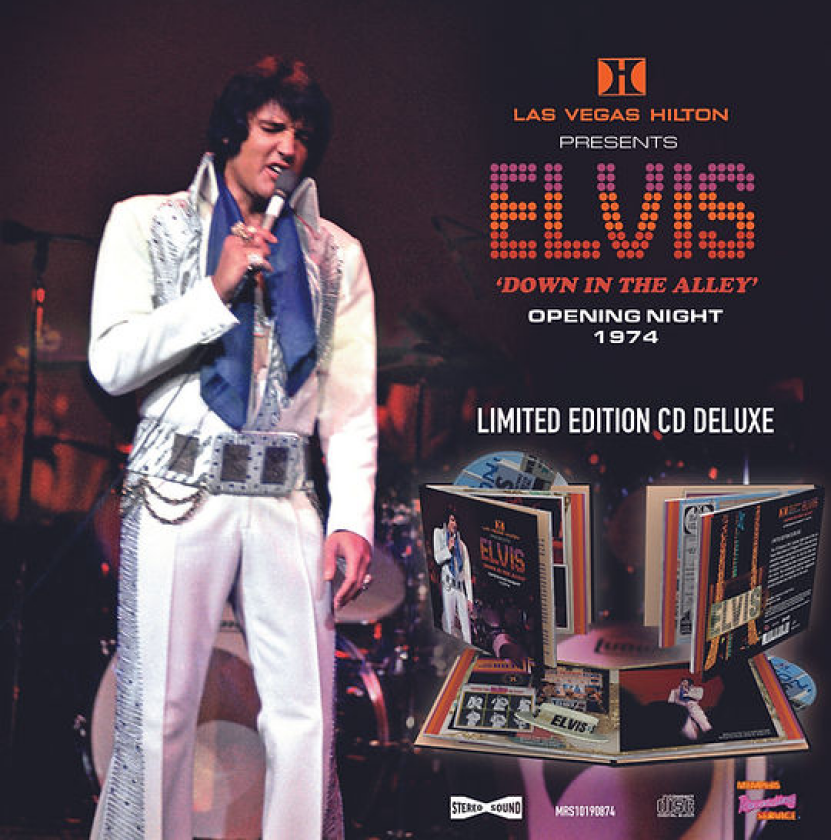 Elvis Presley Las Vegas Down in the Alley Opening Night 1974 CD