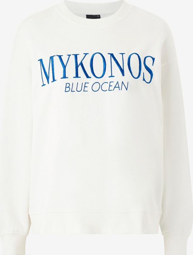 Collegegenser Embroidery Sweater - Blå