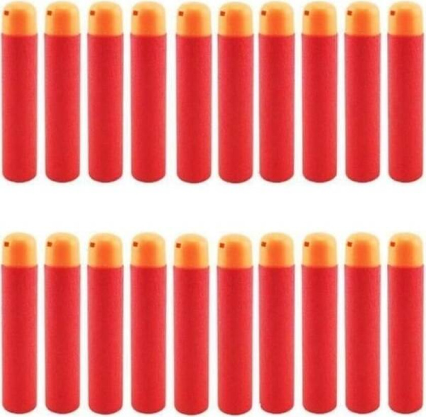 60 Fyllte Piler for Nerf N-Strike Mega Elite - Høytytende Fyllpakke - Perfekt for Intense Nerf-Kamper