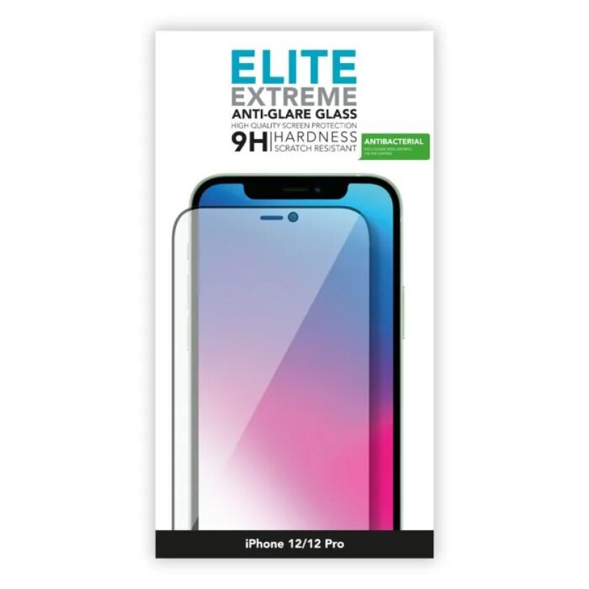 Elite Extreme Anti-Glare Skjermbeskytter for iPhone 12/12 Pro