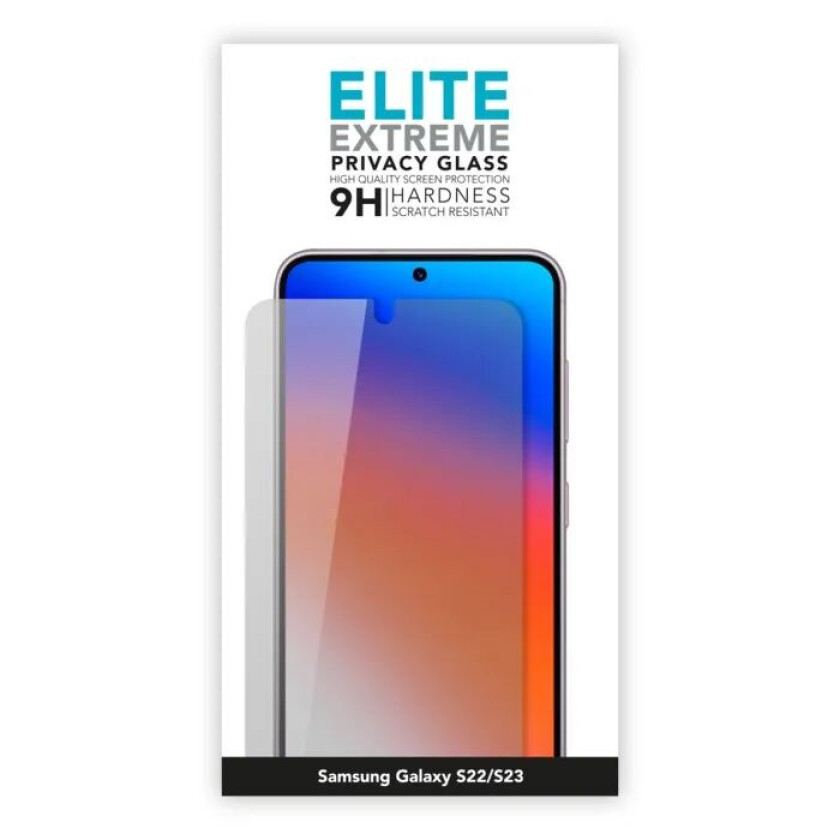 Elite Extrem Privacy Glass Skjermbeskytter for Samsung Galaxy S22 og S23