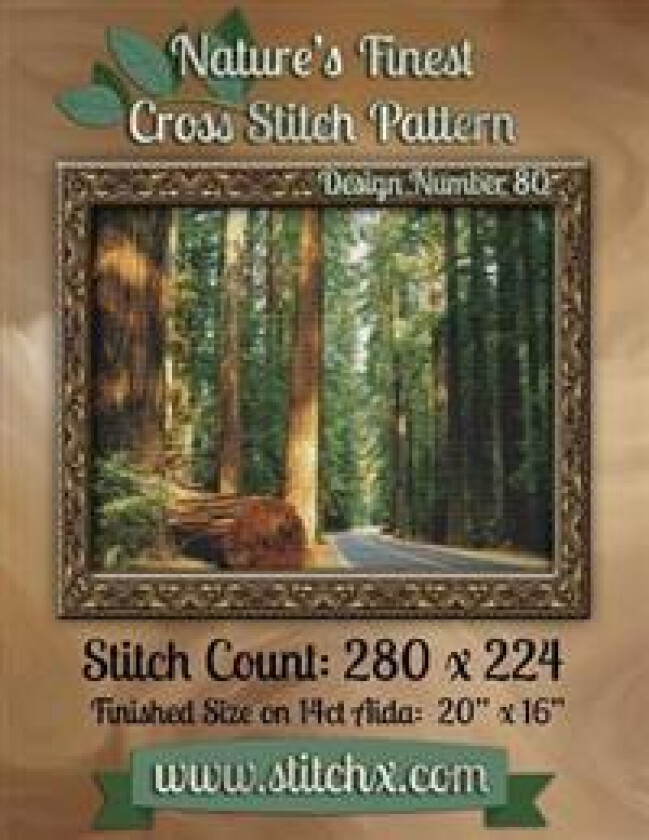 Nature's Finest Cross Stitch Pattern: Design Number 80