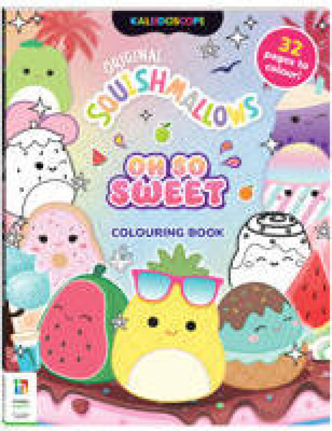 Kaleidoscope Squishmallows Colouring Book Oh So Sweet