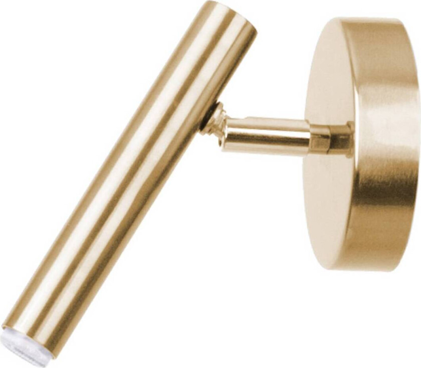 Vegglampe Sopel, gull, 1 lyskilde, stål, G9, høyde 15 cm