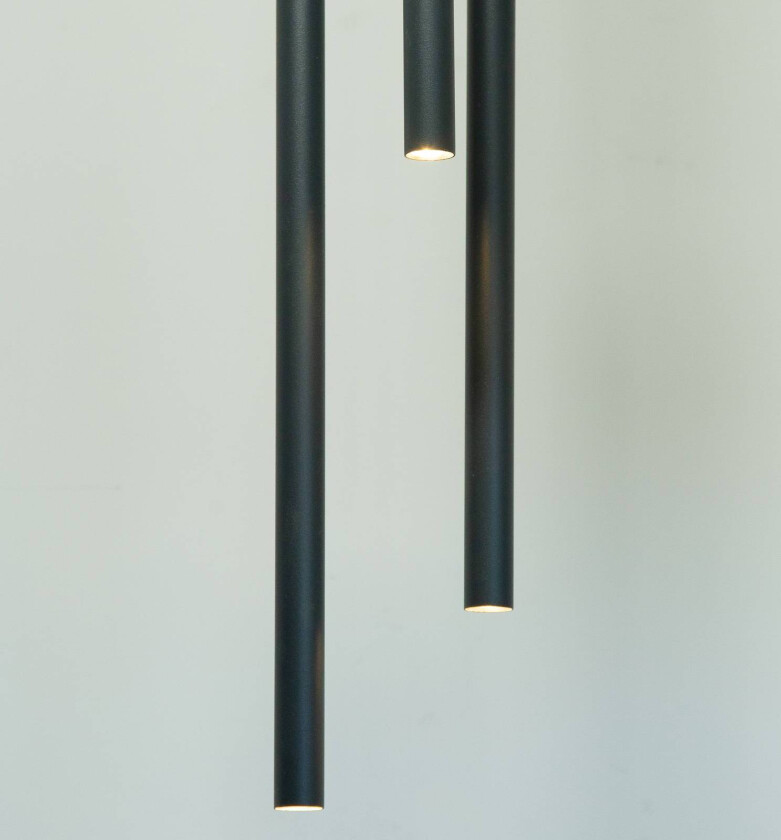 Hengelampe Sopel 3, antrasitt, rund, 3 lyskilder, stål, G9