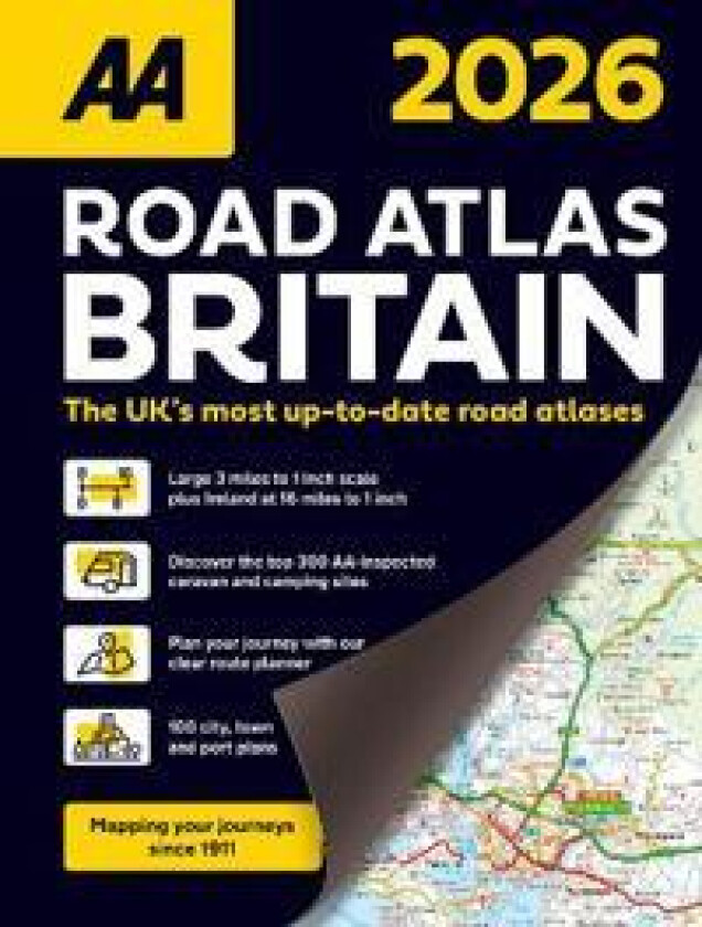 AA Road Atlas Britain 2026