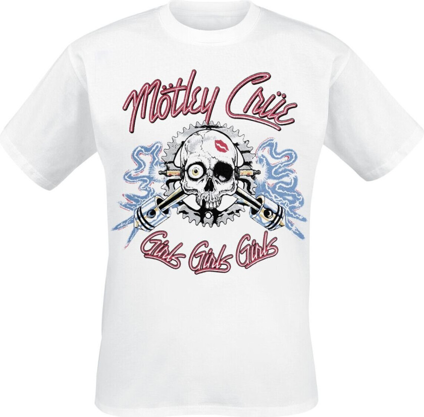 T-skjorte - Vintage Sparkplug - S til 4XL - Herrer - hvit