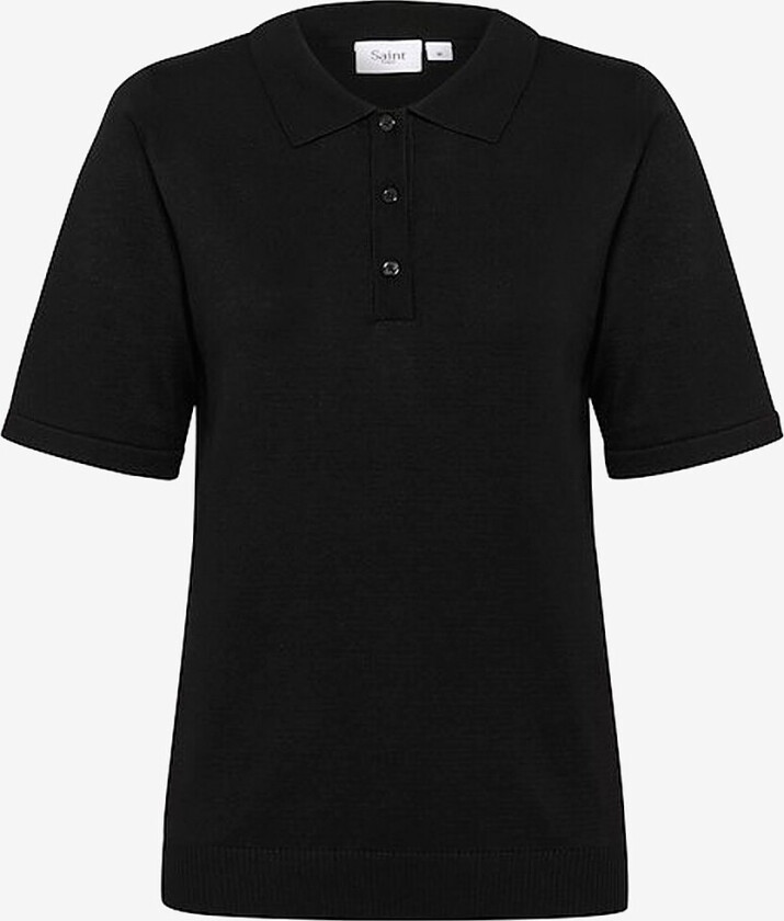 Genser MilaSZ Polo SS Pullover - Svart