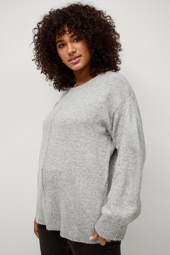 Genser caVista L/S Pullover - Grå