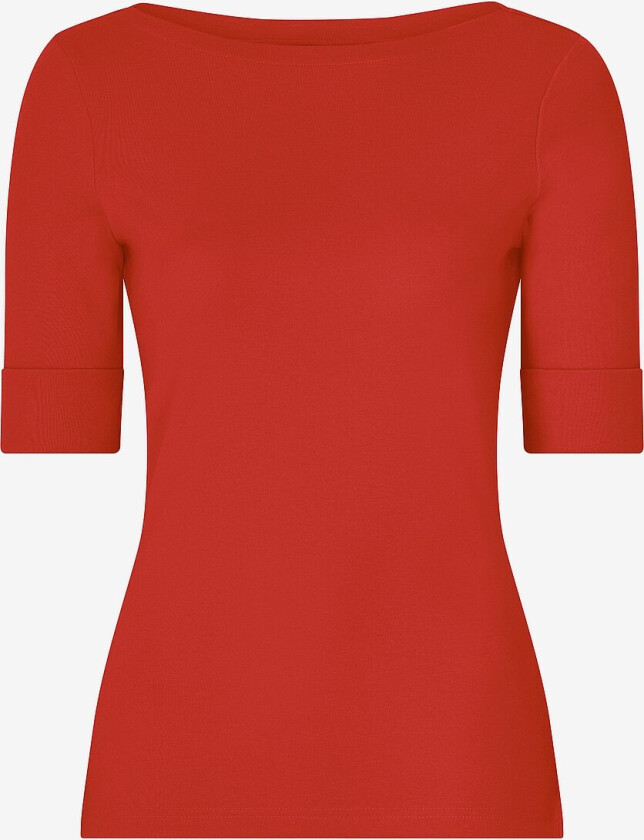 Topp Judy Elbow Sleeve Knit - Rød