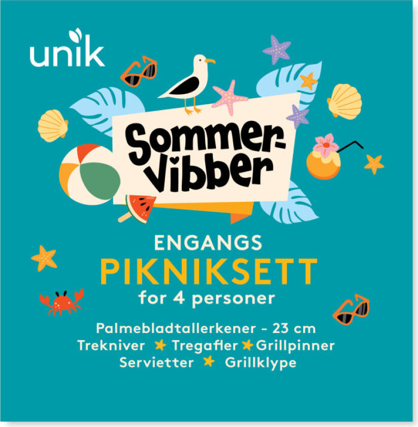 Pikniksett Sommervibber 21 Deler
