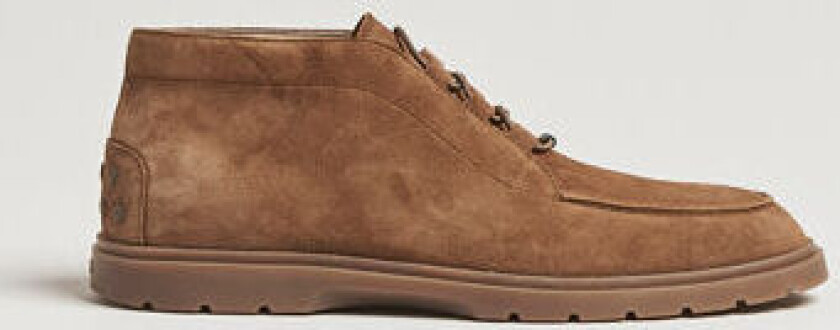 Polacco Moc Desert Boots Brown Suede