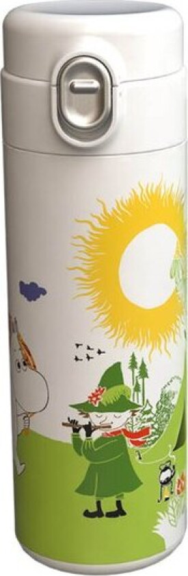 Mummi termokopp 42 cl grønn/hvit