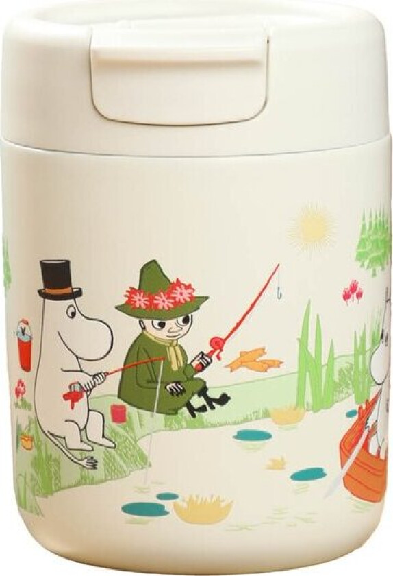 Mummi termokopp 32 cl ferie hvit