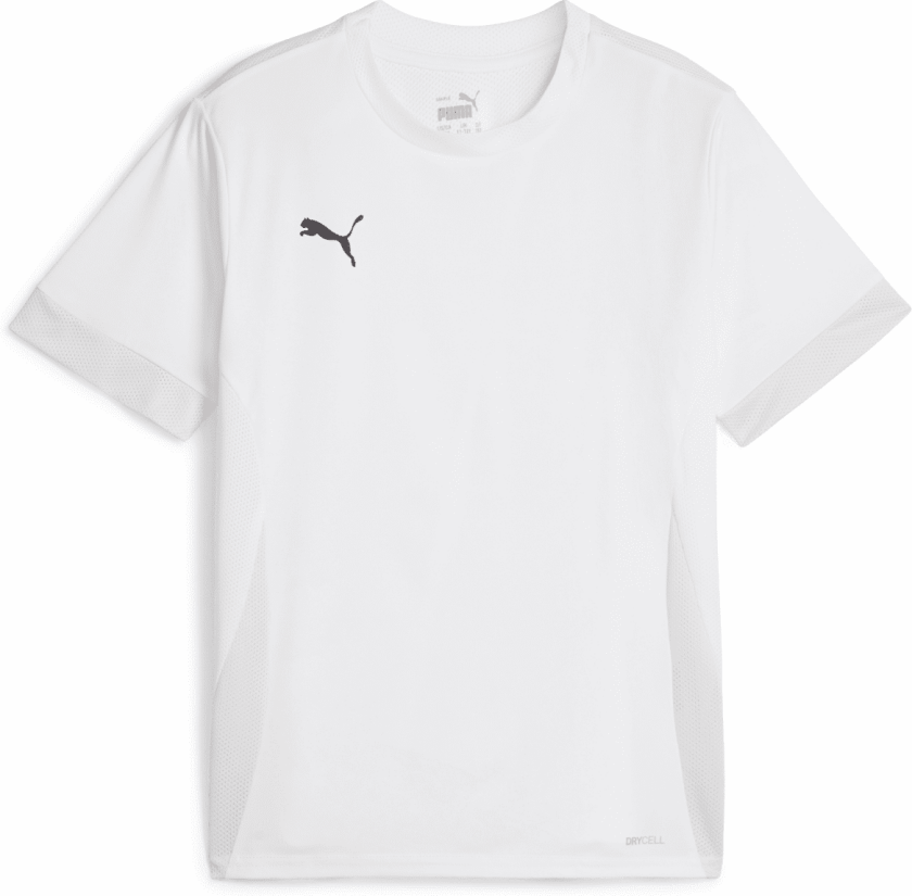 Trenings T-Skjorte teamGOAL - Hvit/Svart/Grå Barn, størrelse 116 cm