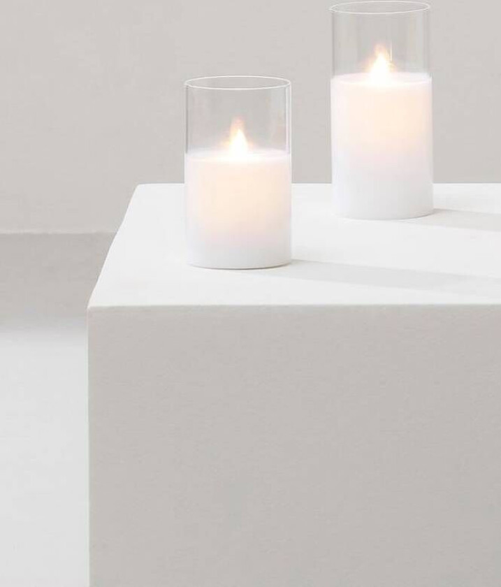 LED-lys - medium Transparent/hvit
