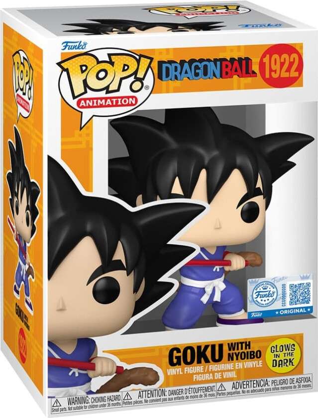 POP Glow In The Dark Dragon Ball Z action figure (Goku Nyoibou)