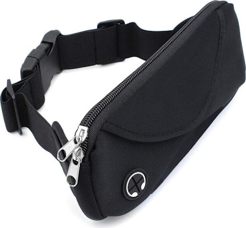Midjeveske Fanny Pack Justerbar Stropp Tursekk, Vanntett Midjeveske Menn Kvinner Bumbags Løpe Bum Bag med Hodetelefonhull for Hundelufting, Gym