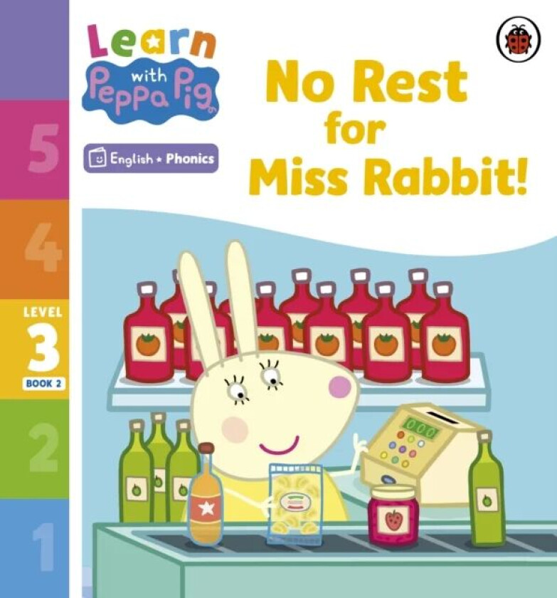 Learn with Peppa Phonics Level 3 Book 2 ¿ No Rest for Miss Rabbit! (Phonics Reader) av Peppa Pig