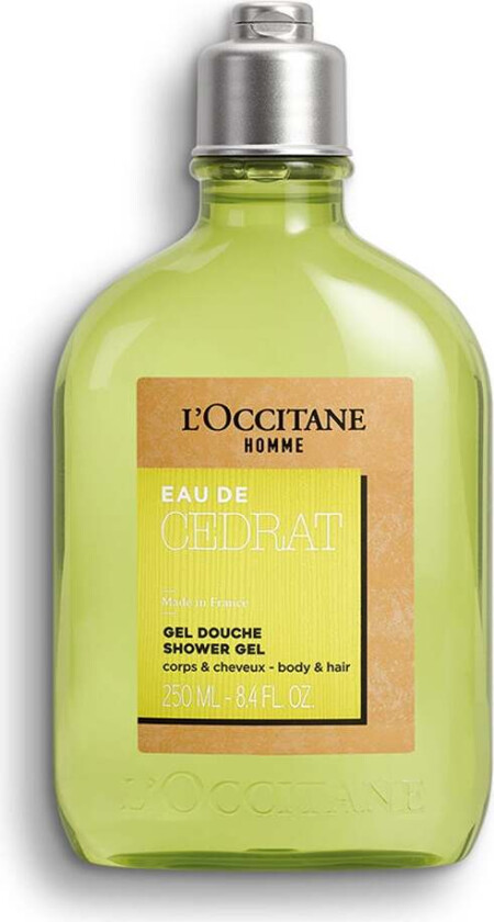 CEDRAT Shower Gel, 250 ml Dusj & Bad for menn