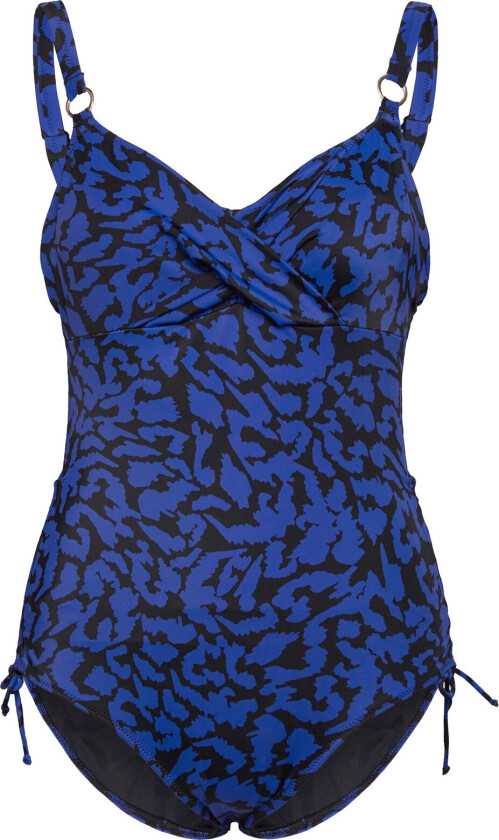 Hope Bay Uw Twist Front Swimsuit With Adjustable Leg Badedrakt Badetøy Blue Fantasie
