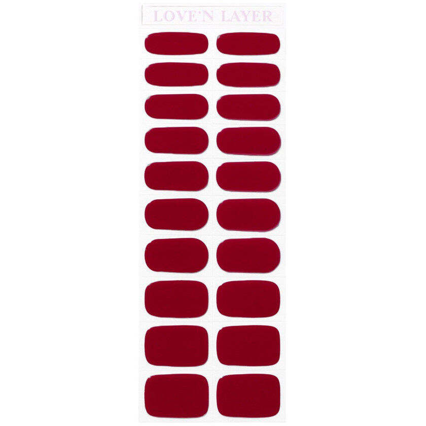 Bilde av Solid Layers Burgundy Red