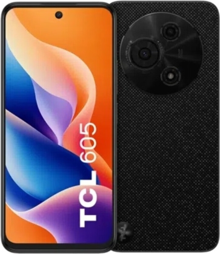 605 4G 128GB, svart