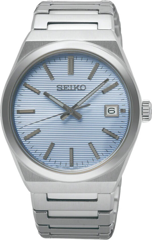 Classic Mens SUR599P1 - Kvarts - Sølv - Herreklokker - Rustfritt stål - ledd m/pin - Safir